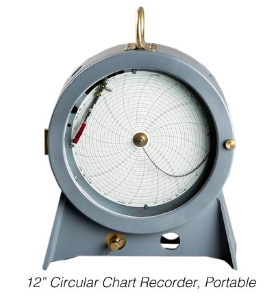 1 12” Circular Chart Recorder Portable web