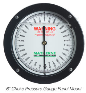 1 6” Choke Pressure Gauge Panel Mount 279x300 1