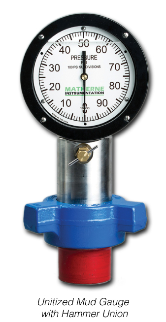 2 Unitized Mud Gauge with Hammer Union web