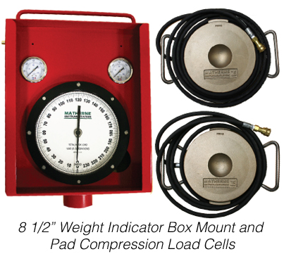 Non integrated Pad Weight Indicator Box Mount and Pad Compression Load Cells 2018 1