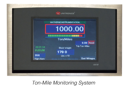 Ton Mile Monitoring System web