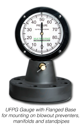UFPG Gauge with Flanged Base web